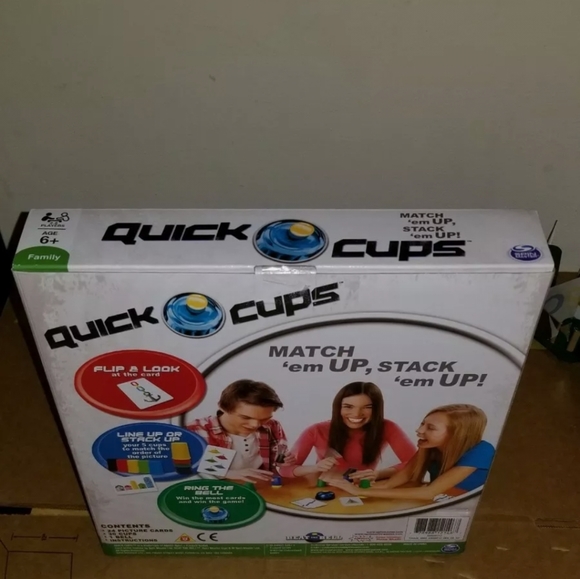 Spin Master Games, QUICK CUPS - New Game FACTORY SEALED QUICK CUPS Original - Picture 3 of 3